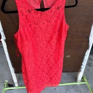 Pink dress with flower prints brand j crew